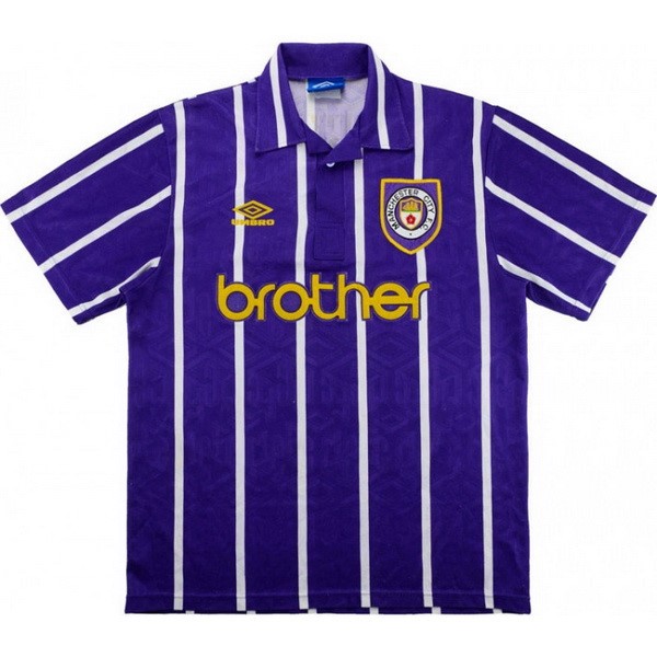 Tailandia Camiseta Manchester City 2ª Retro 1993 1994 Purpura